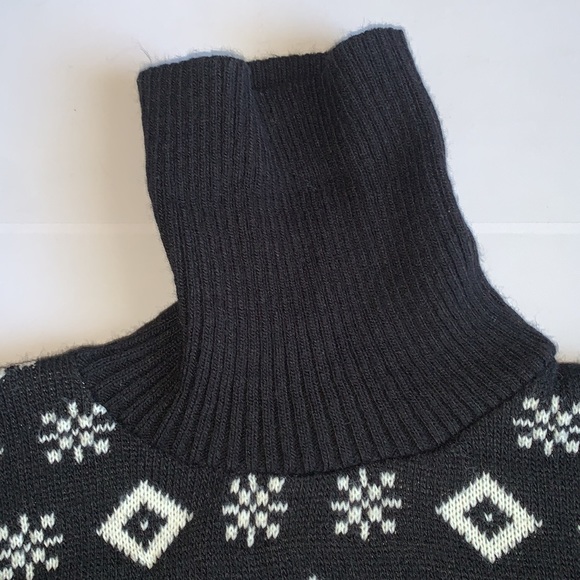 Vintage Private Eyes Wool Turtleneck Sweater Size - Picture 3 of 7